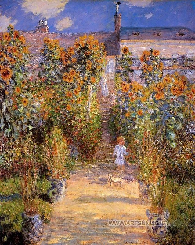 Claude Monet Monet's Garden at Vetheuil 1881
